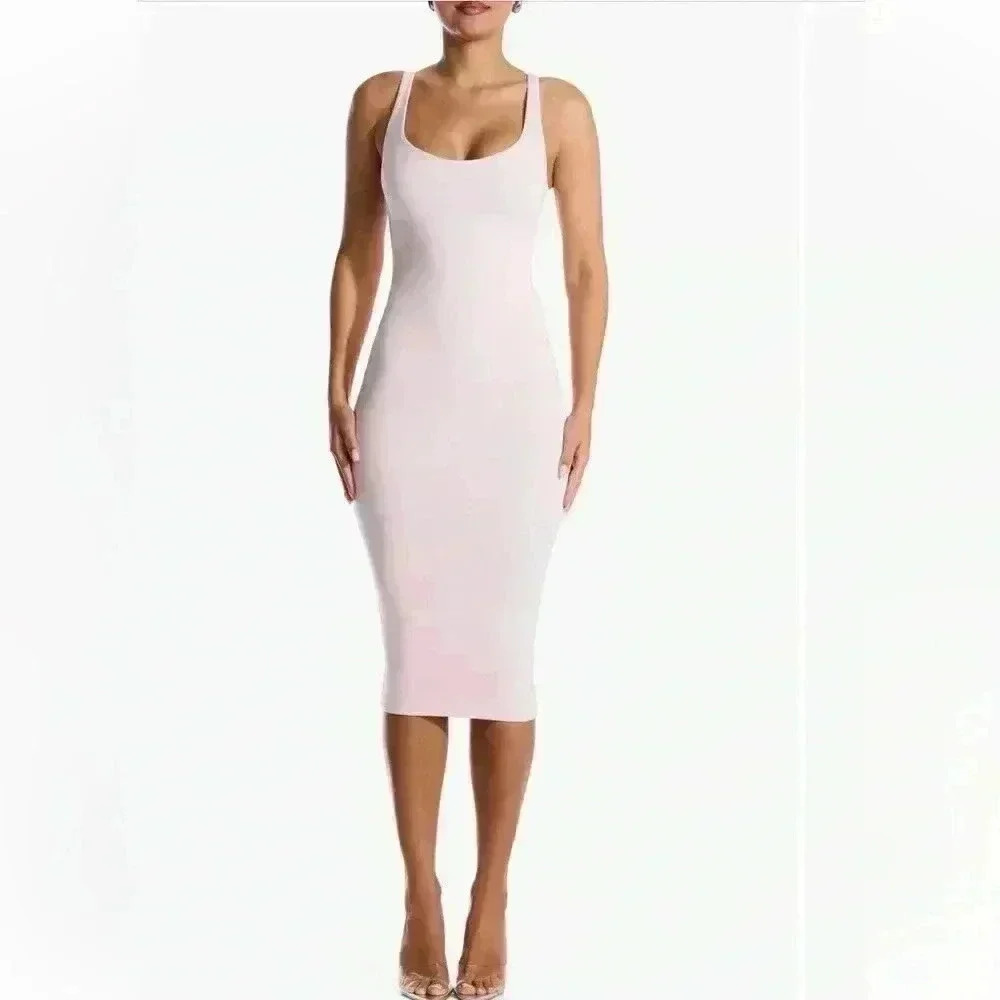Naked Wardrobe Hourglass Midi Dress